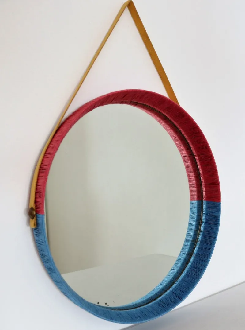 Pamono Mid-Century Italian Wall Mirror, 1960s> Mirrors