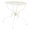 New Pamono Mid-Century Italian White Wrought Garden Table, 1960s