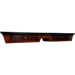 Online Pamono Mid-Century Italian Wood and Brass Console Table, 1950s