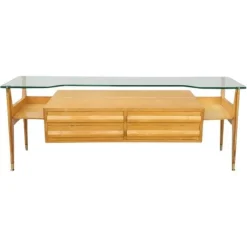Pamono Mid-Century Italian Wooden Chest of Drawers, 1950s> Sideboards & Buffets