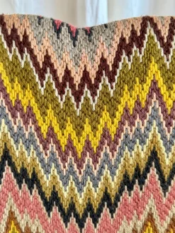 Pamono Mid-Century Italian Woven Wool Headboard from Missoni, 1970s><noscript><img width=
