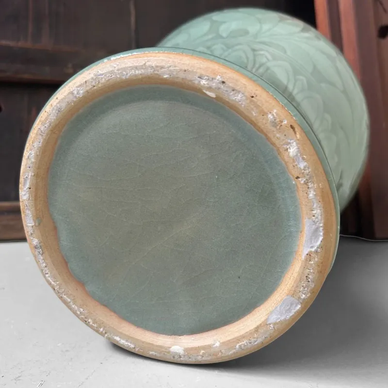 Pamono Mid-Century Japanese Celadon Glazed Vase, 1950s-1970s> Vases