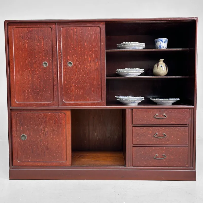 Pamono Mid-Century Japanese Cha Tansu Tea Cabinet, 1950s> Cabinets & Wardrobes