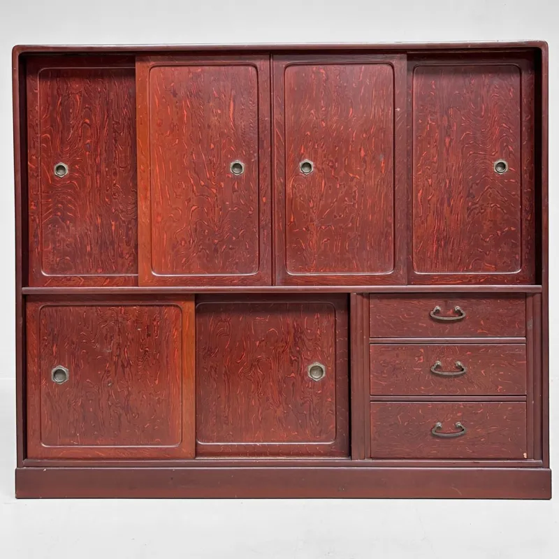Pamono Mid-Century Japanese Cha Tansu Tea Cabinet, 1950s> Cabinets & Wardrobes
