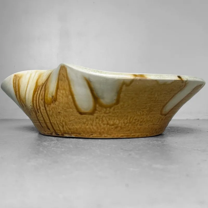 Pamono Mid-Century Japanese Organic Ceramic Art Bowl, 1960s> Bowls