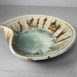Pamono Mid-Century Japanese Organic Ceramic Art Bowl, 1960s><noscript><img width=