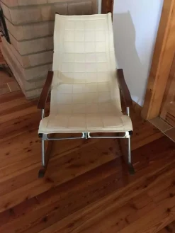 Pamono Mid-Century Japanese Rocking Chair by Takeshi Nii><noscript><img width=