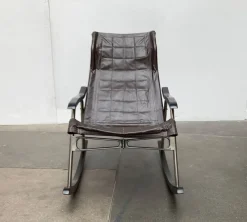 Pamono Mid-Century Japanese Space Age Folding Rocking Chair by Takeshi Nii, 1960s> Rocking Chairs