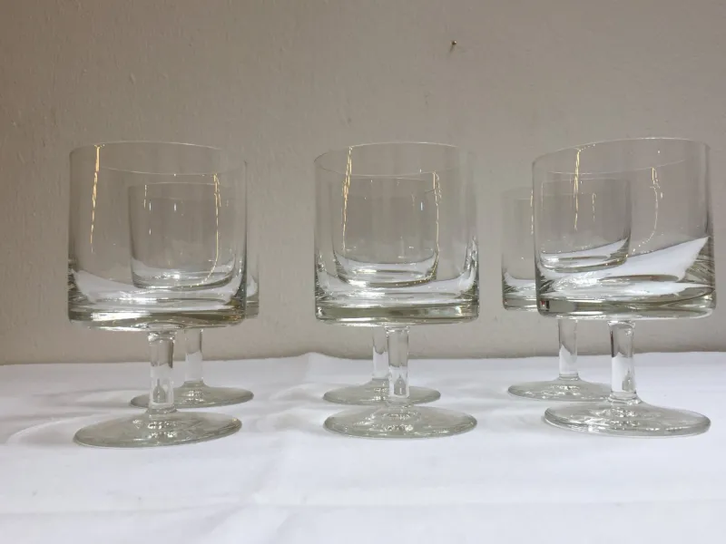Pamono Mid-Century Kiruna Series Glasses by Klaus Breit for Wiesenthalhütte, 1964, Set of 6