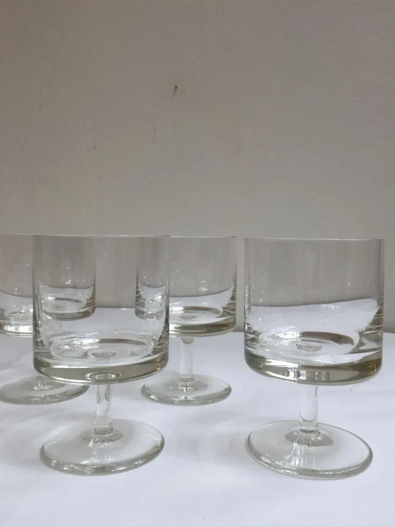 Pamono Mid-Century Kiruna Series Glasses by Klaus Breit for Wiesenthalhütte, 1964, Set of 6