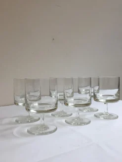 Pamono Mid-Century Kiruna Series Glasses by Klaus Breit for Wiesenthalhütte, 1964, Set of 6
