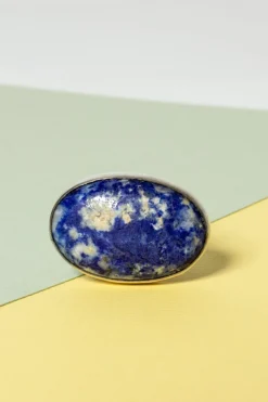 Sale Pamono Midcentury Lapis Lazuli Ring by Cecilia Johansson, 1975