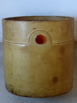 Best Pamono Mid-Century Leather Basket, 1960s