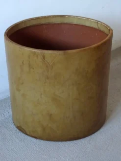 Best Pamono Mid-Century Leather Basket, 1960s
