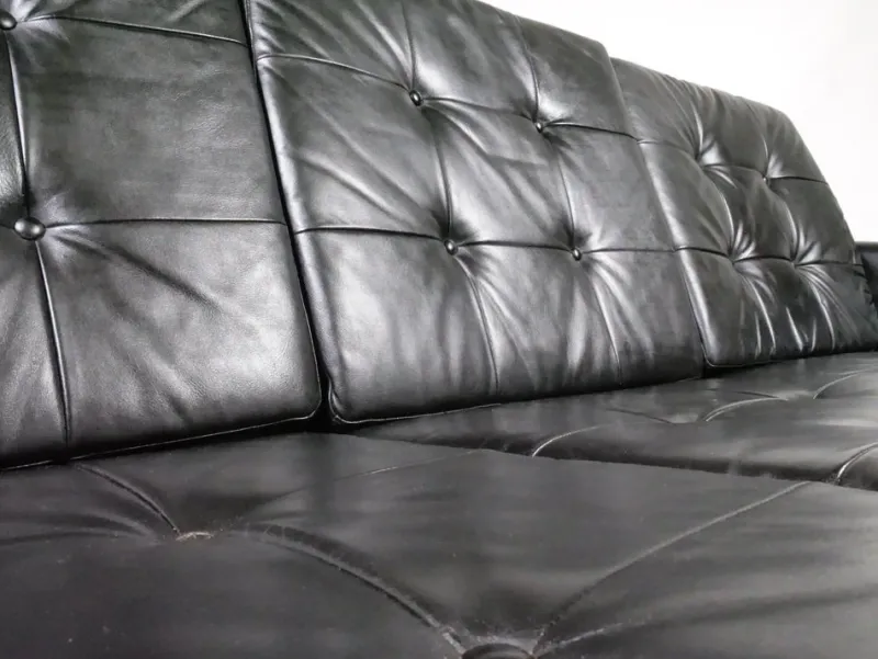 Outlet Pamono Mid-Century Leather Sofas and Armchairs from Krasemann, 1960s, Set of 3