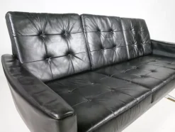 Outlet Pamono Mid-Century Leather Sofas and Armchairs from Krasemann, 1960s, Set of 3