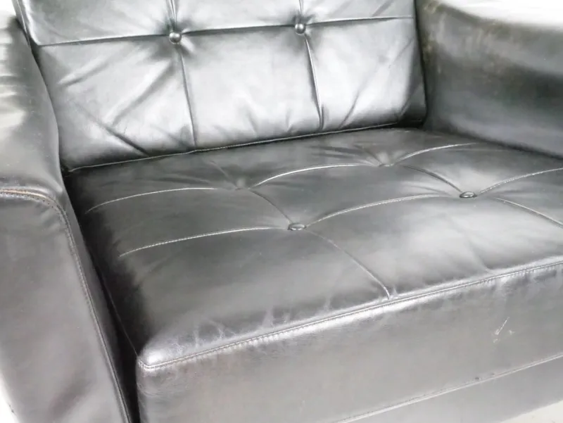 Outlet Pamono Mid-Century Leather Sofas and Armchairs from Krasemann, 1960s, Set of 3