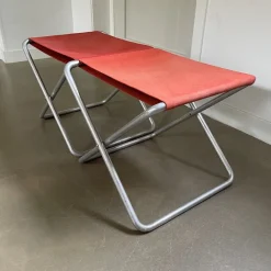Pamono Mid-Century Lido Sun Lounge Chairs by Battista and Gino Giudici, Italy, 1950s, Set of 4><noscript><img width=