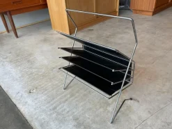 Pamono Mid-Century Magazine / LP Rack, 1960s><noscript><img width=