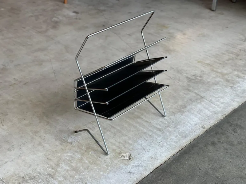 Pamono Mid-Century Magazine / LP Rack, 1960s> Magazine Racks