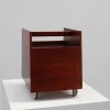 Pamono Mid-Century Magazine LP Caddy Rack by Rolf Hesland for Bruksbo, Norway, 1970s> Magazine Racks