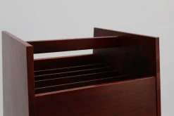 Pamono Mid-Century Magazine LP Caddy Rack by Rolf Hesland for Bruksbo, Norway, 1970s><noscript><img width=