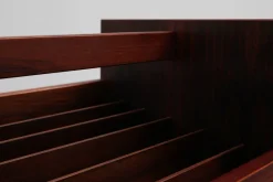 Pamono Mid-Century Magazine LP Caddy Rack by Rolf Hesland for Bruksbo, Norway, 1970s><noscript><img width=