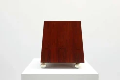 Pamono Mid-Century Magazine LP Caddy Rack by Rolf Hesland for Bruksbo, Norway, 1970s><noscript><img width=