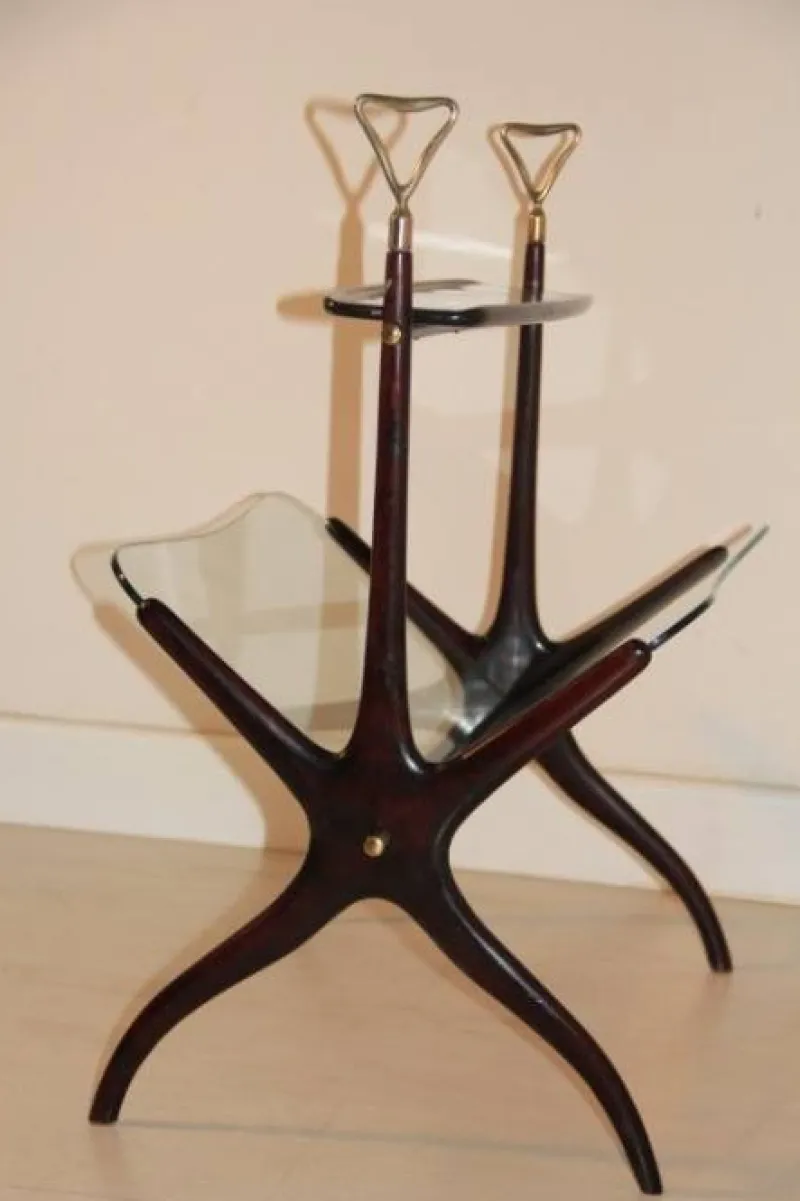 Pamono Mid-Century Magazine Rack by Cesare Lacca, 1950s> Magazine Racks