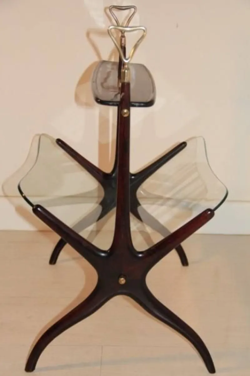 Pamono Mid-Century Magazine Rack by Cesare Lacca, 1950s> Magazine Racks