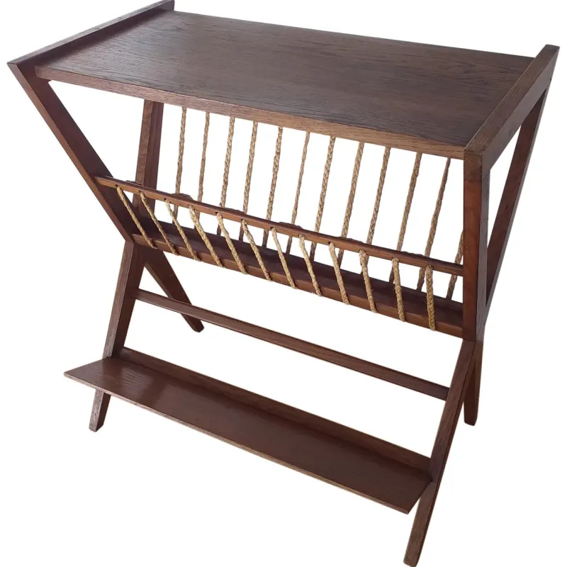Pamono Mid-Century Magazine Rack, Denmark, 1950s> Magazine Racks