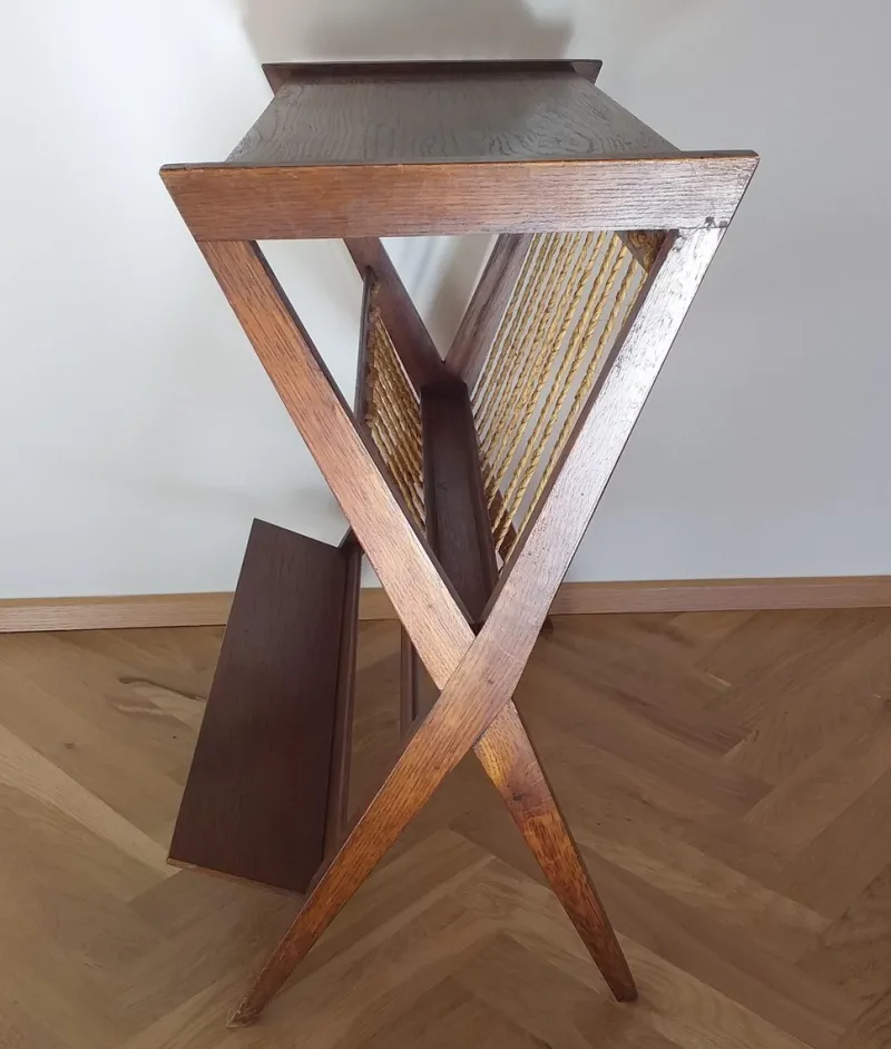 Pamono Mid-Century Magazine Rack, Denmark, 1950s> Magazine Racks