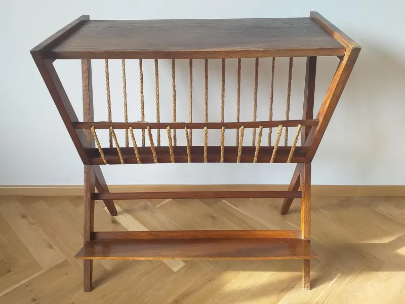 Pamono Mid-Century Magazine Rack, Denmark, 1950s> Magazine Racks