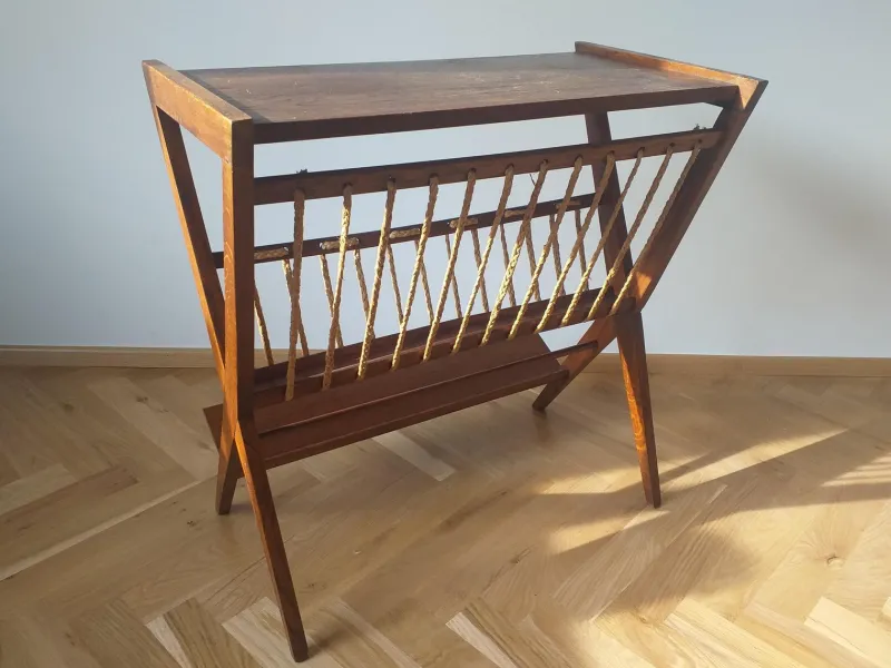 Pamono Mid-Century Magazine Rack, Denmark, 1950s> Magazine Racks