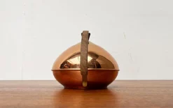 Pamono Mid-Century Metal and Teak Teapot, 1960s><noscript><img width=