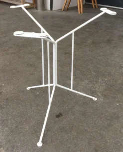 Clearance Pamono Mid-Century Minimalist German Metal Garden Table attributed to Mauser Werke Waldeck, 1960s