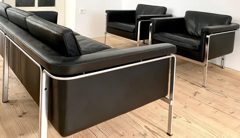 Pamono Mid-Century Model 6913 Seating Group by Horst Brüning for Kill International, Set of 3> Living Room Sets