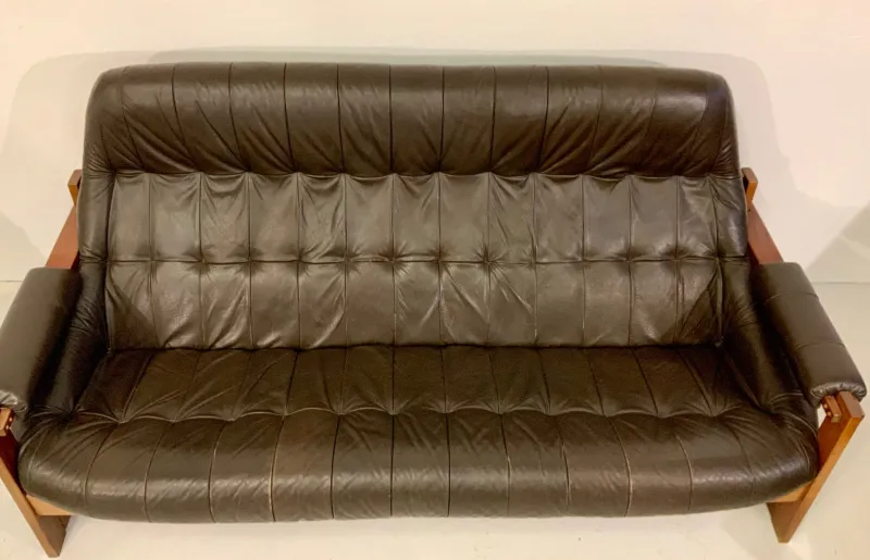 New Pamono Mid-Century Model MP-163 Earth Lounge Sofa Set by Percival Lafer, 1970s, Brazil, Set of 4