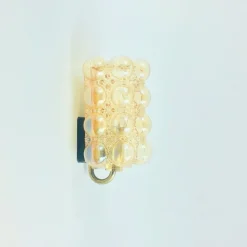 Pamono Mid-Century Modern Amber Bubble Glass Wall Lights by Helena Tynell for Limburg, 1960s, Set of 2> Wall Lights & Sconces