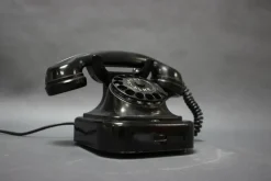 Best Pamono Mid-Century Modern Bakelitte Rottary Telephone from Tesla, 1950s