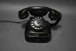 Best Pamono Mid-Century Modern Bakelitte Rottary Telephone from Tesla, 1950s