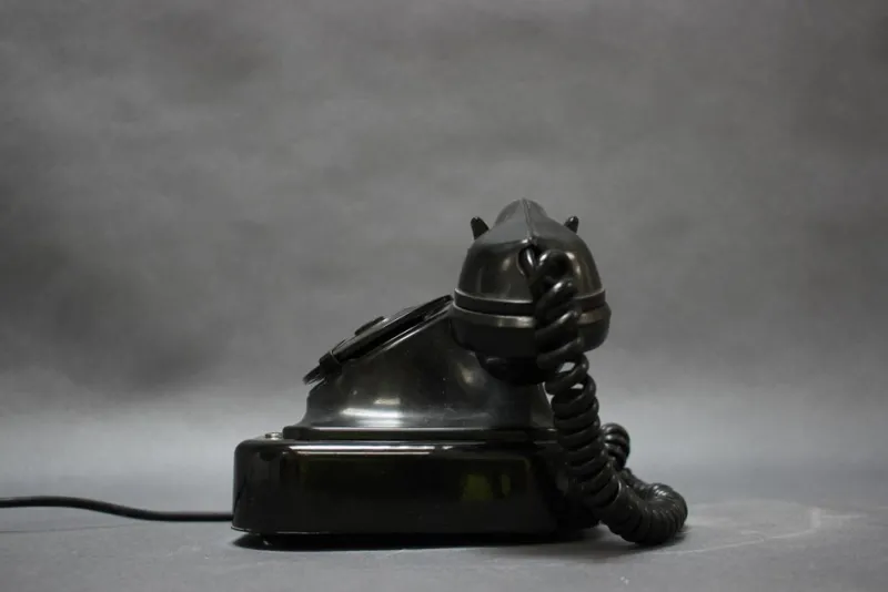 Best Pamono Mid-Century Modern Bakelitte Rottary Telephone from Tesla, 1950s