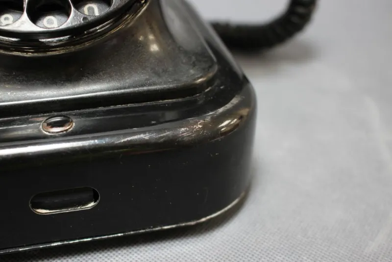 Best Pamono Mid-Century Modern Bakelitte Rottary Telephone from Tesla, 1950s