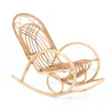 Pamono Mid-Century Modern Bamboo and Rattan Children's Rocking Chair, 1970s> Children's Chairs