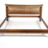 Pamono Mid-Century Modern Bed in Wood and Leather> Beds & Bedroom Sets