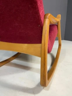Pamono Mid-Century Modern Bentwood Rocking Chair by Ton, Czechoslovakia, 1960s> Rocking Chairs