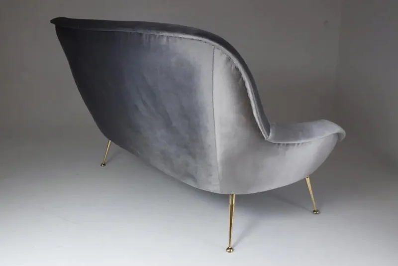 Discount Pamono Mid-Century Modern Bicolor Sofa from Isa Bergamo, Italy, 1950s
