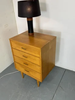 Pamono Mid-Century Modern Birch Chest of Drawers by Cees Braakman, 1950s> Dressers, Commodes & Chests