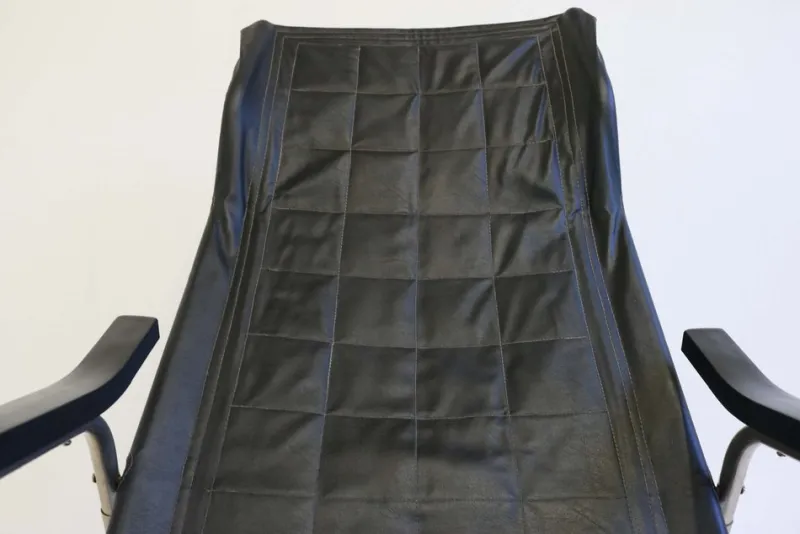 Pamono Mid-Century Modern Black Leather Rocking Chair by Takeshi Nii, 1960s> Rocking Chairs