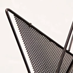 Hot Pamono Mid-Century Modern Black Metal Magazine Holder by Mathieu Matégot, 1950s